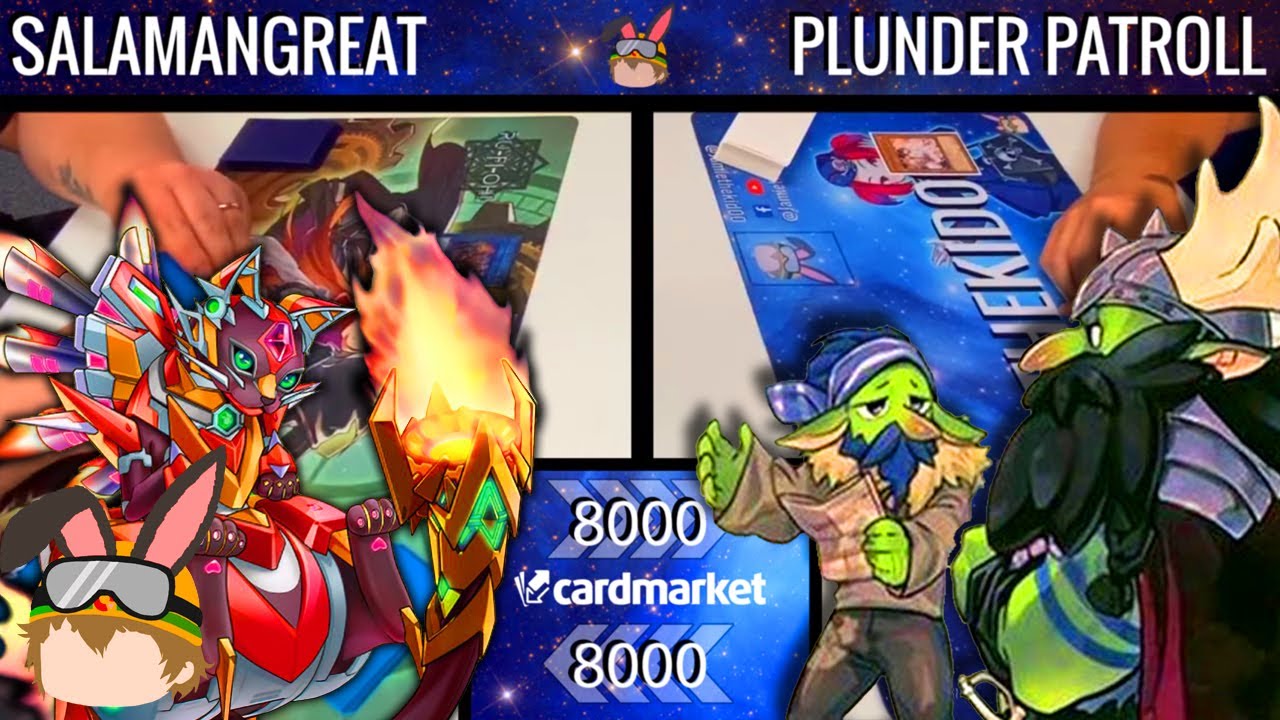 Yu-Gi-Oh! LIVE DUEL - SALAMANGREAT Vs PLUNDER PATROLL | Ft. RUFIOH