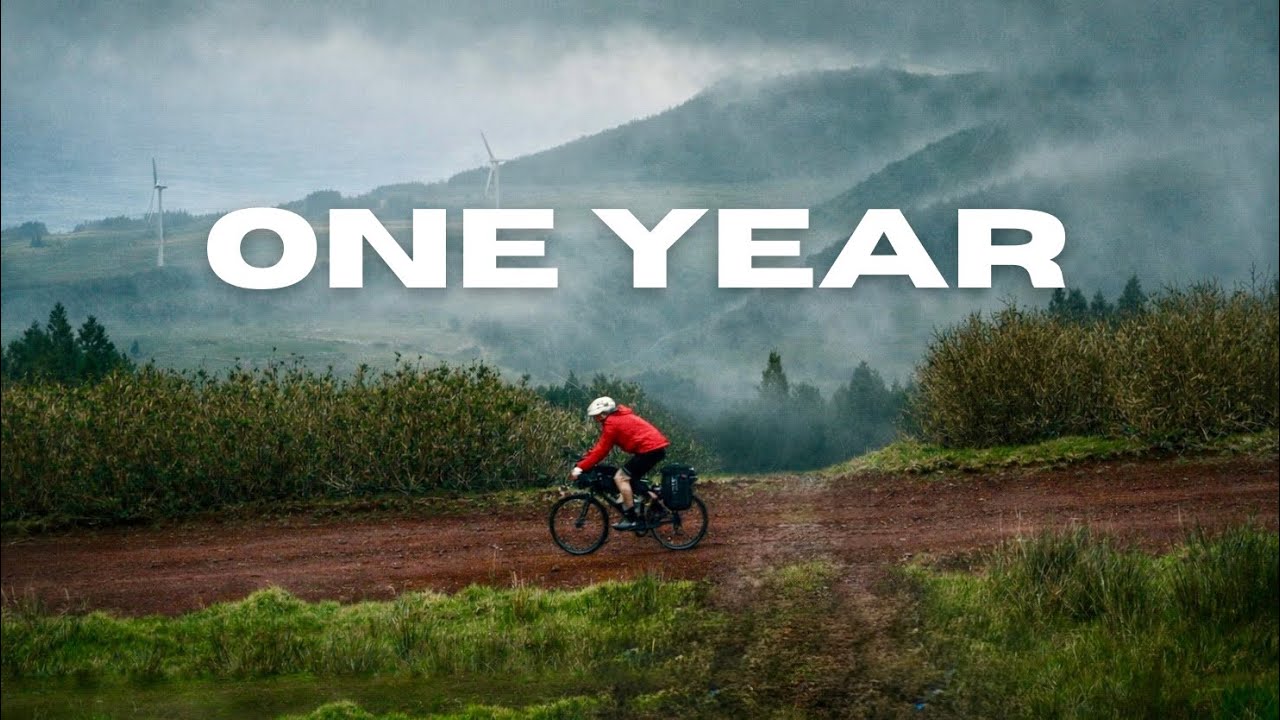 One Year of Bikepacking (Silent Ambient Adventure Film)