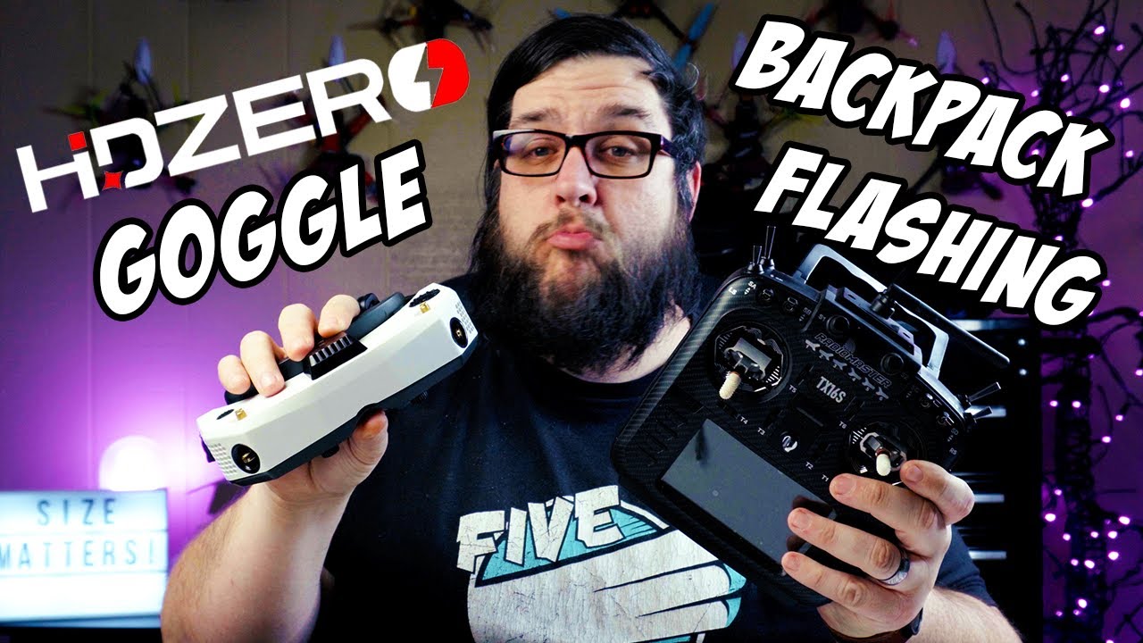 Complete guide to HDZero Goggle ExpressLRS backpack features.  Never change channels manually again!