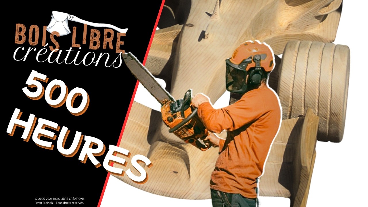 MCLAREN-MERCEDES en ÉPICEA de 350 ans (21 ans d'Art) #woodworking