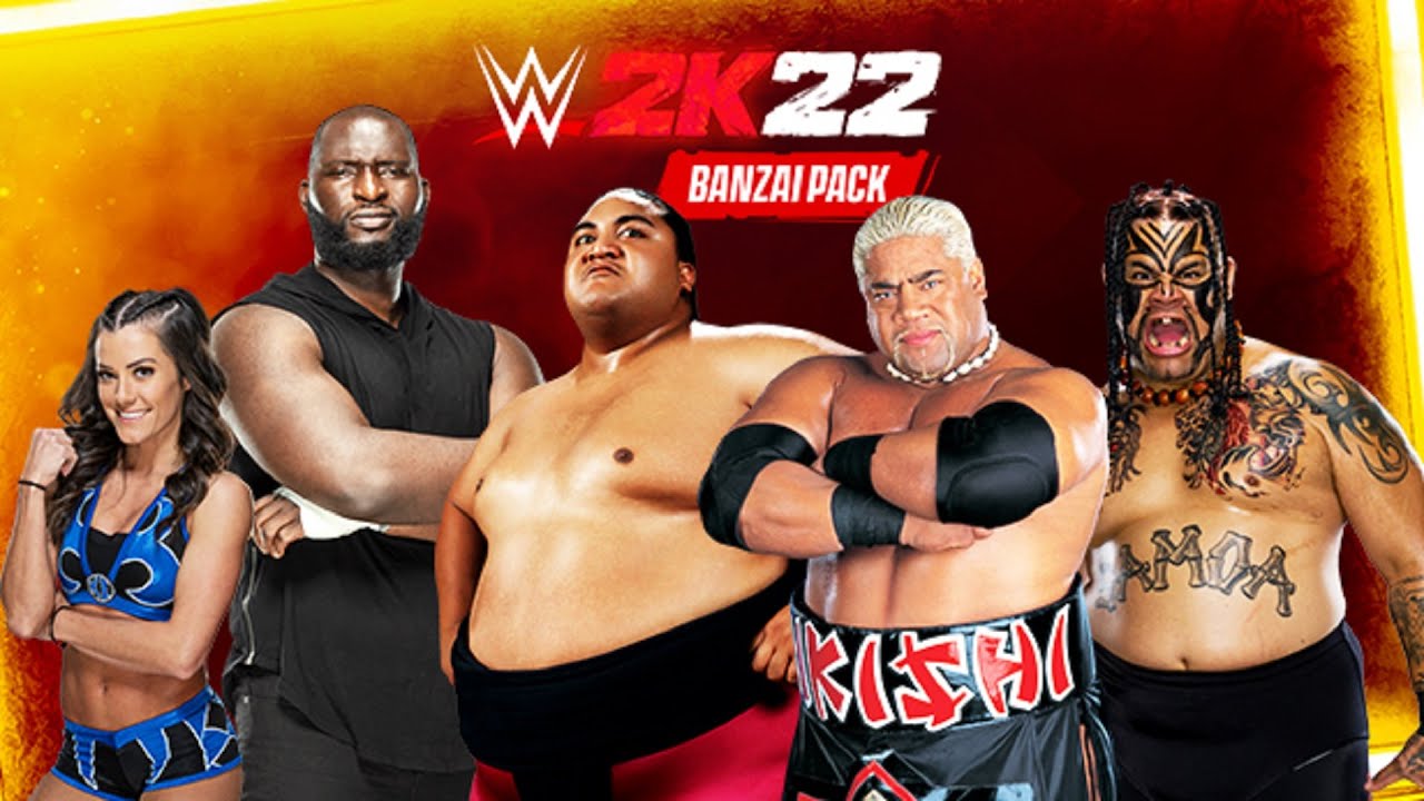 WWE2K22 - Alle Charaktere des Banzai DLC in Action inklusive Entrance