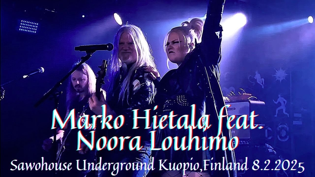 Marko Hietala feat. Noora Louhimo - Wish I Had An Angel @ Sawohouse Underground, Kuopio 8.2.2025
