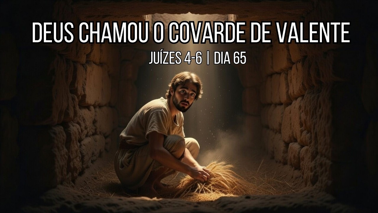 Gideão estava se escondendo quando Deus o chamou de guerreiro valente | Juízes 4-6 | Dia 65