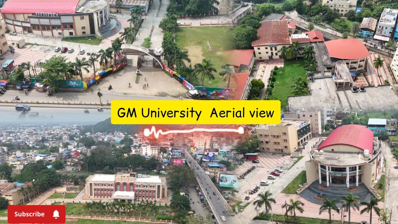 GM UNIVERSITY || SAMBALPUR || DJI MINI 4PRO ||AERIAL VIEW@naveenplanet