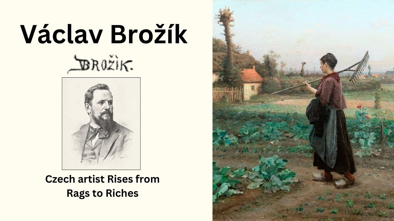 Václav Brožík, Czech Artist that achieved great success with monumental art