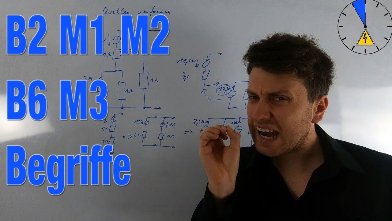 B2 M3 M1 M2 B6 Gleichrichterschaltung Bezeichnungen