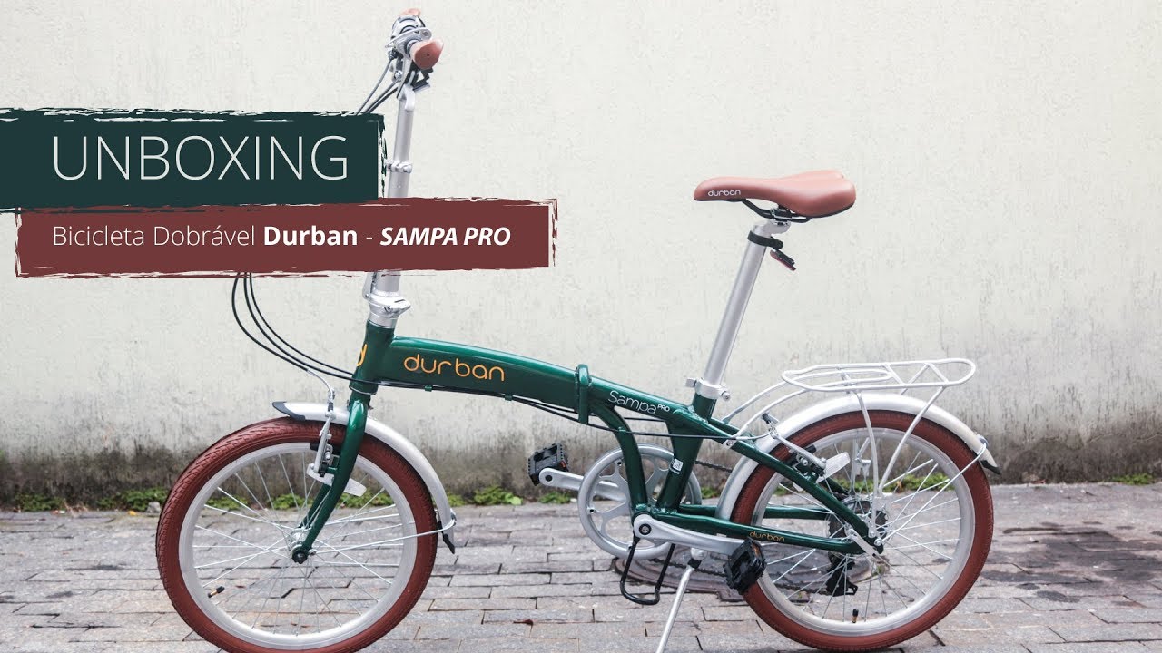 Bicicleta Dobrável Durban Sampa Pro - Unboxing