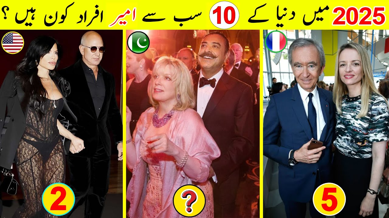 10 Richest People in the World in 2025 #talkshawk