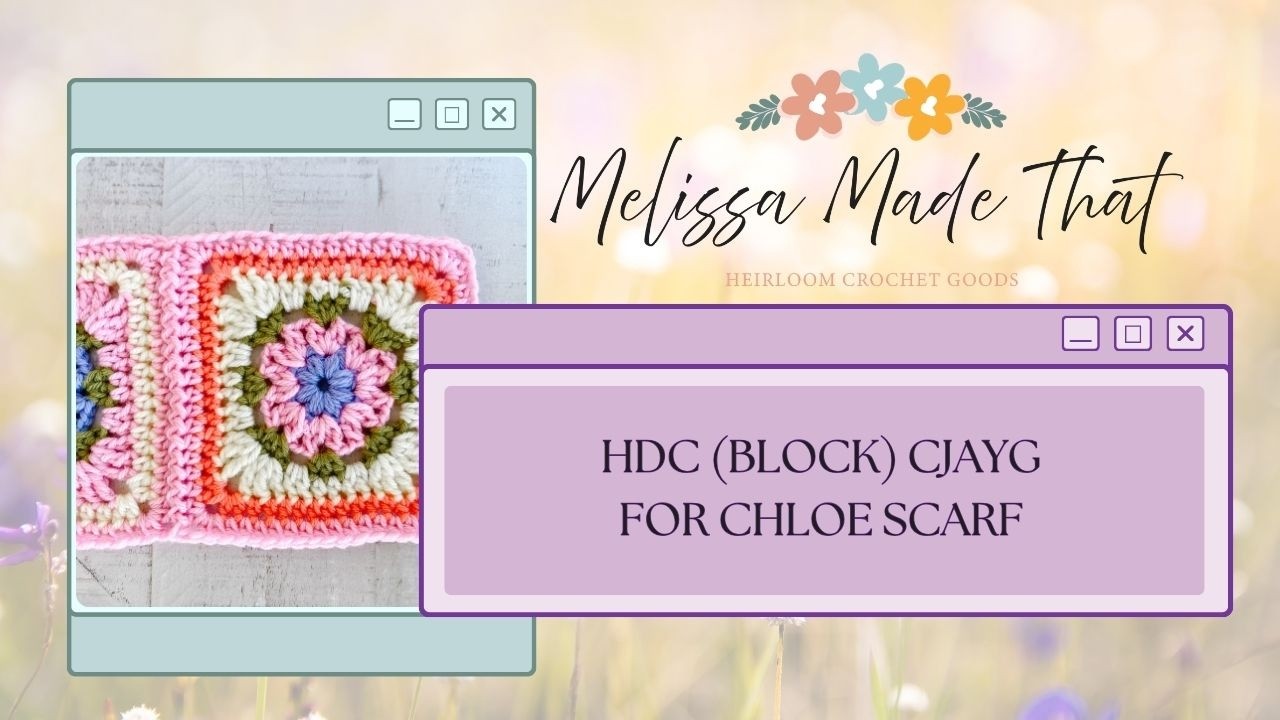 How to Crochet HDC (Block) CJAYG Join 