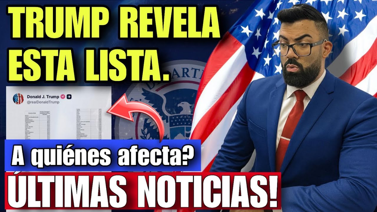 Trump revela lista de migrantes que reciben ayudas: ¿a quiénes afecta?