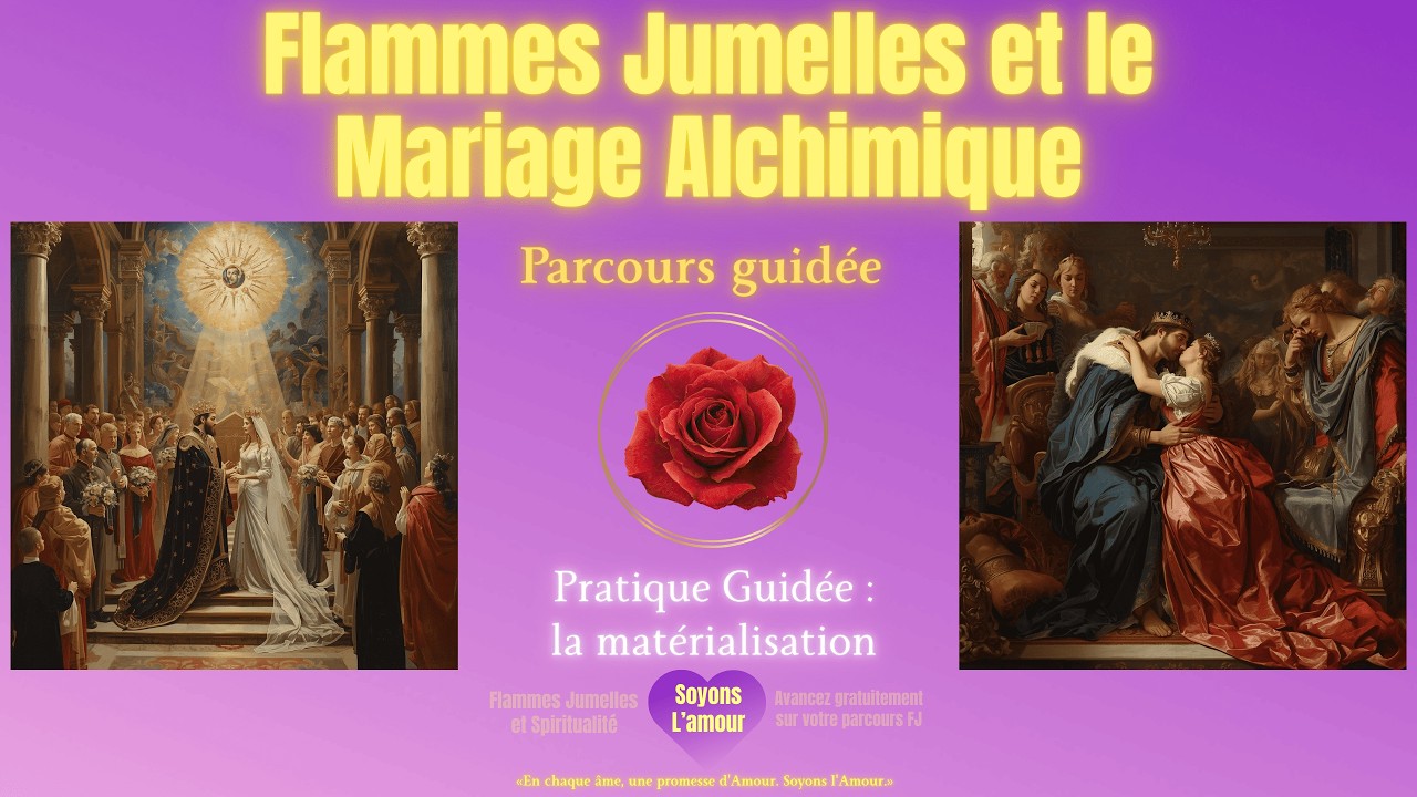 Flammes Jumelles et le mariage alchimique la matérialisation