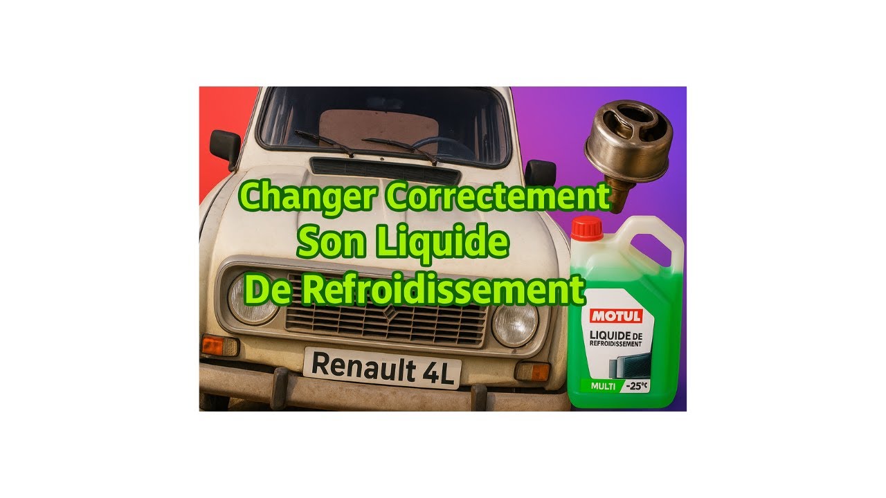 Changement liquide refroidissement Renault 4L – Tuto complet