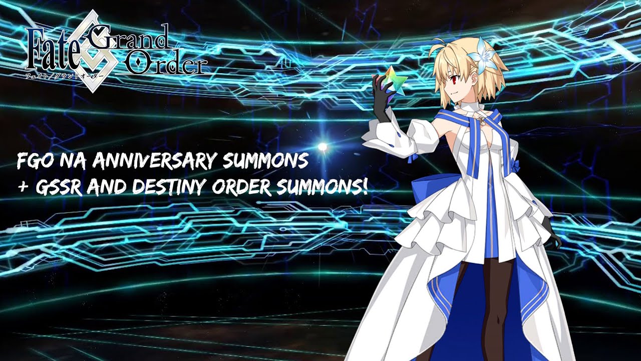 Summoning for Arc, GSSR and Destiny Order! FGO NA