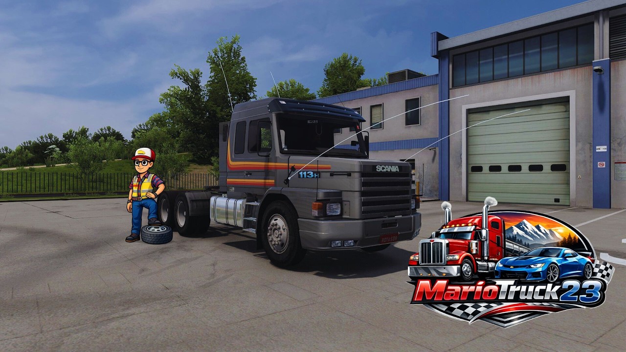 convoy en Euro Truck Simulator 2 gracias por suscribirte y dejar tu like @MARIOTRUCK23