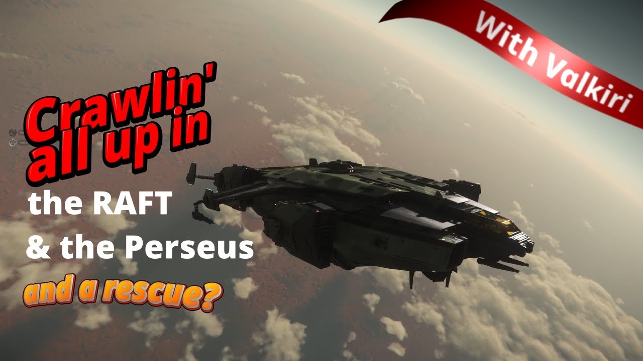 123 Days in Star Citizen, Part 1: Doing a tour of the Raft and the Perseus.