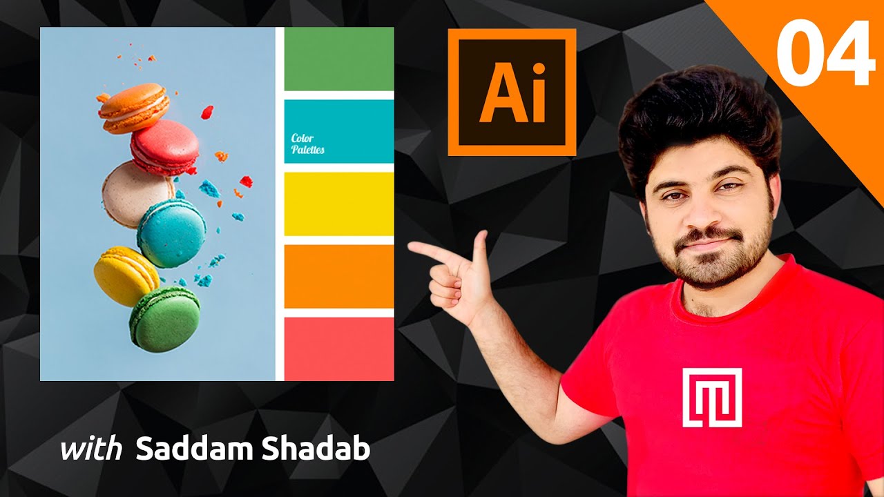 Adobe Illustrator in urdu | Color Selection | Class 4