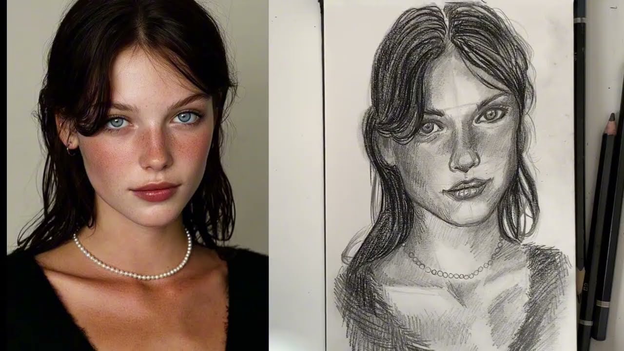 How to Draw a Face Step by Step for Beginners | Loomis Method Tutorial
