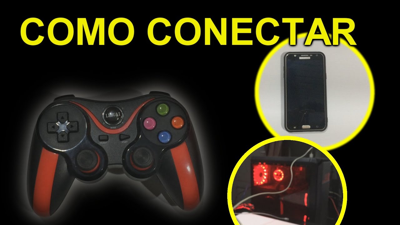 COMO CONECTAR O CONTROLE LEHUAI NO PC E NO CELULAR 2022 TUTORIAL