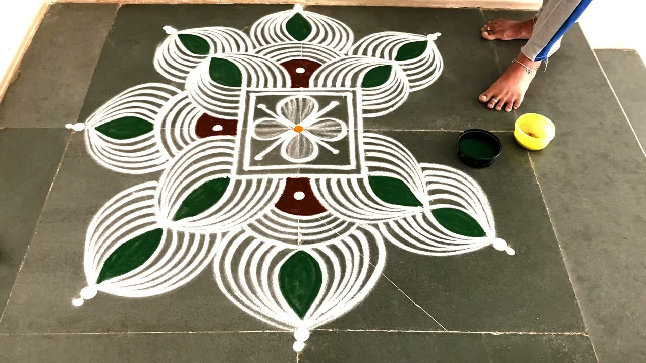 Easy 3*3 padikolam designs| Simple muggulu designs| easy rangoli designs| Beginners kolam