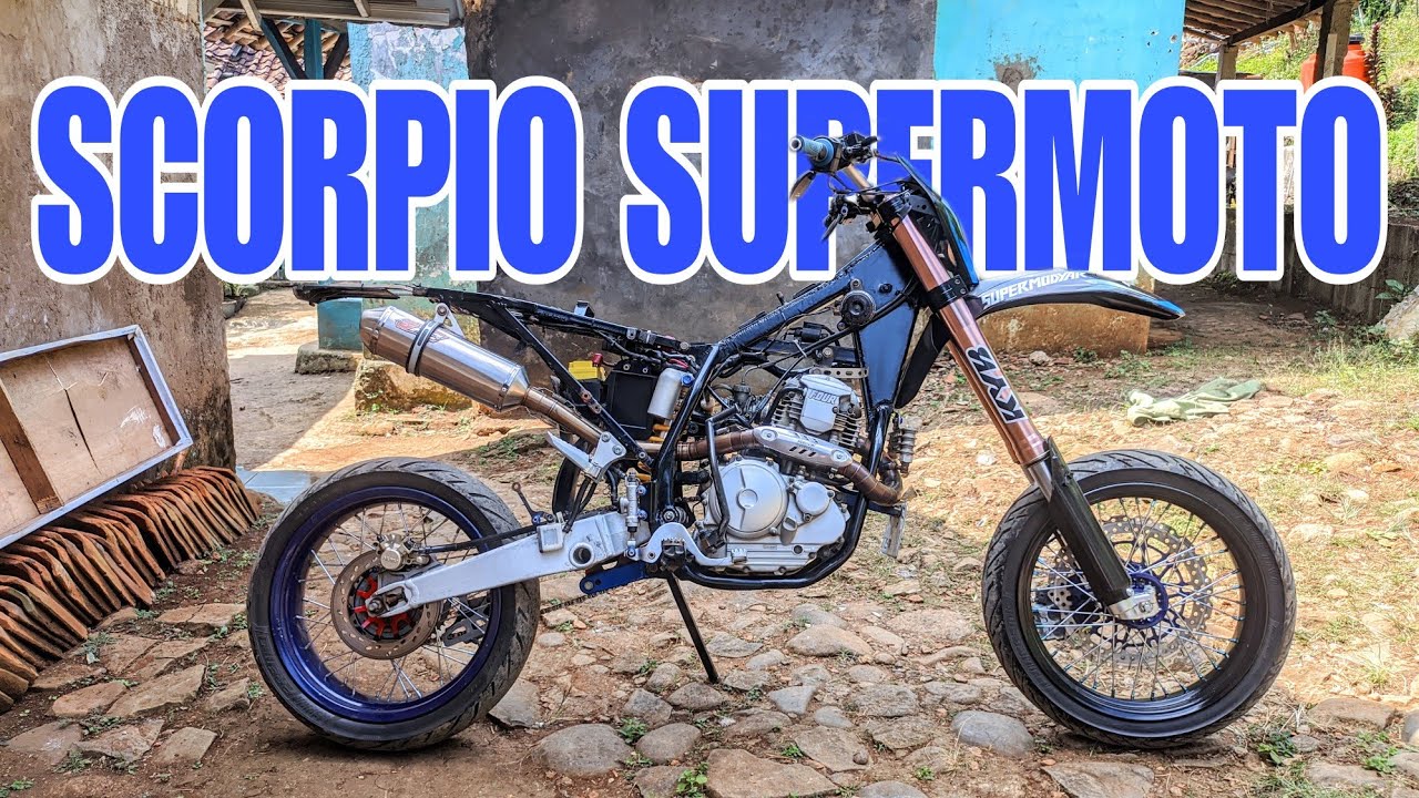 ПЕРЕДЕЛКА YAMAHA SCORPIO В СУПЕРМОТО 🔥 || Обзор рамы Scorpio Supermoto