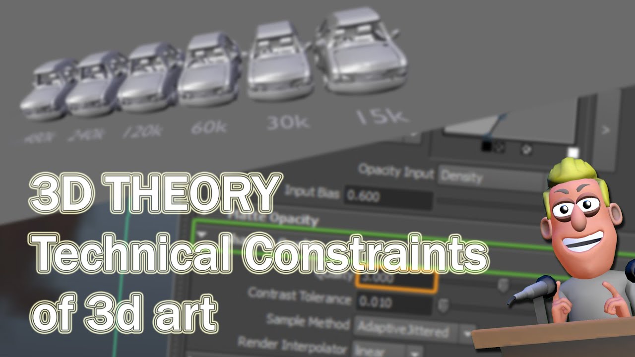 3D Constraints - Polygon count, File Size & Render Time