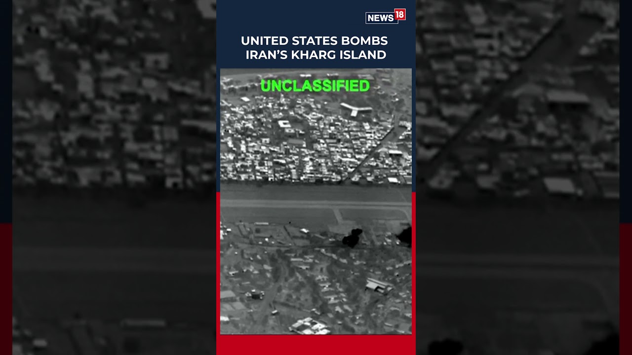 Trump Posts Bombing Footage After US Strikes Iran&rsquo;s Key Oil Hub Kharg Island | Iran-US | N18S