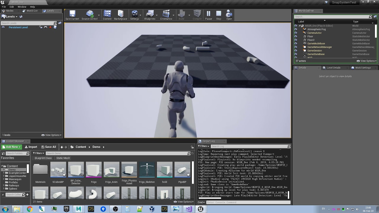 MSSR Modular Snap System Runtime Plugin for UE4. Dev Log 1.