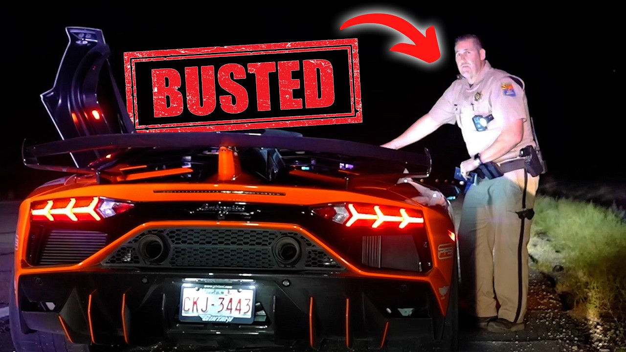Полицейский пожалел, что ОСТАНОВИЛ эти 3 Lamborghini.