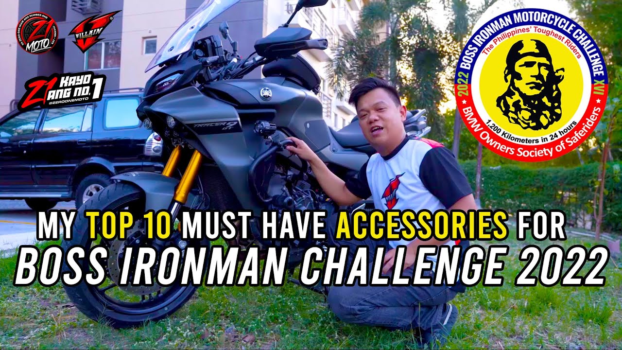 MY TOP 10 ACCESSORIES FOR BOSS IRONMAN 2022 | YAMAHA TRACER 9 GT