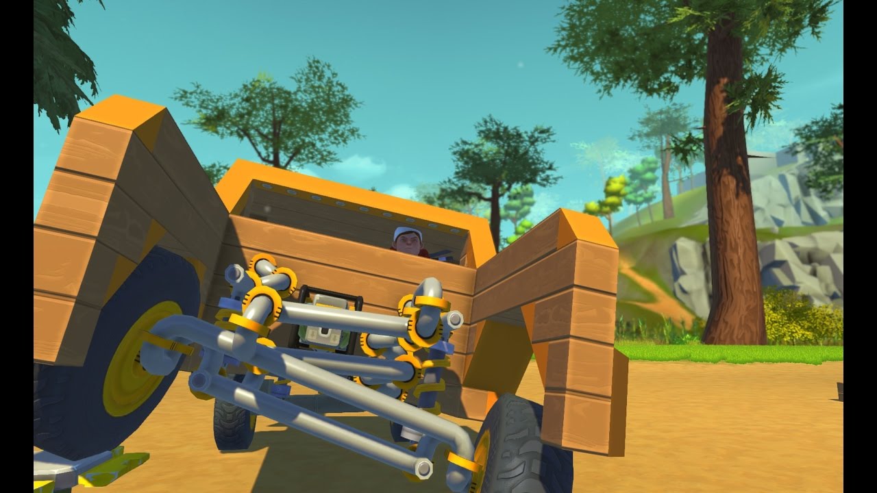 Scrap Mechanic | New Panhard Suspension And Steering Design