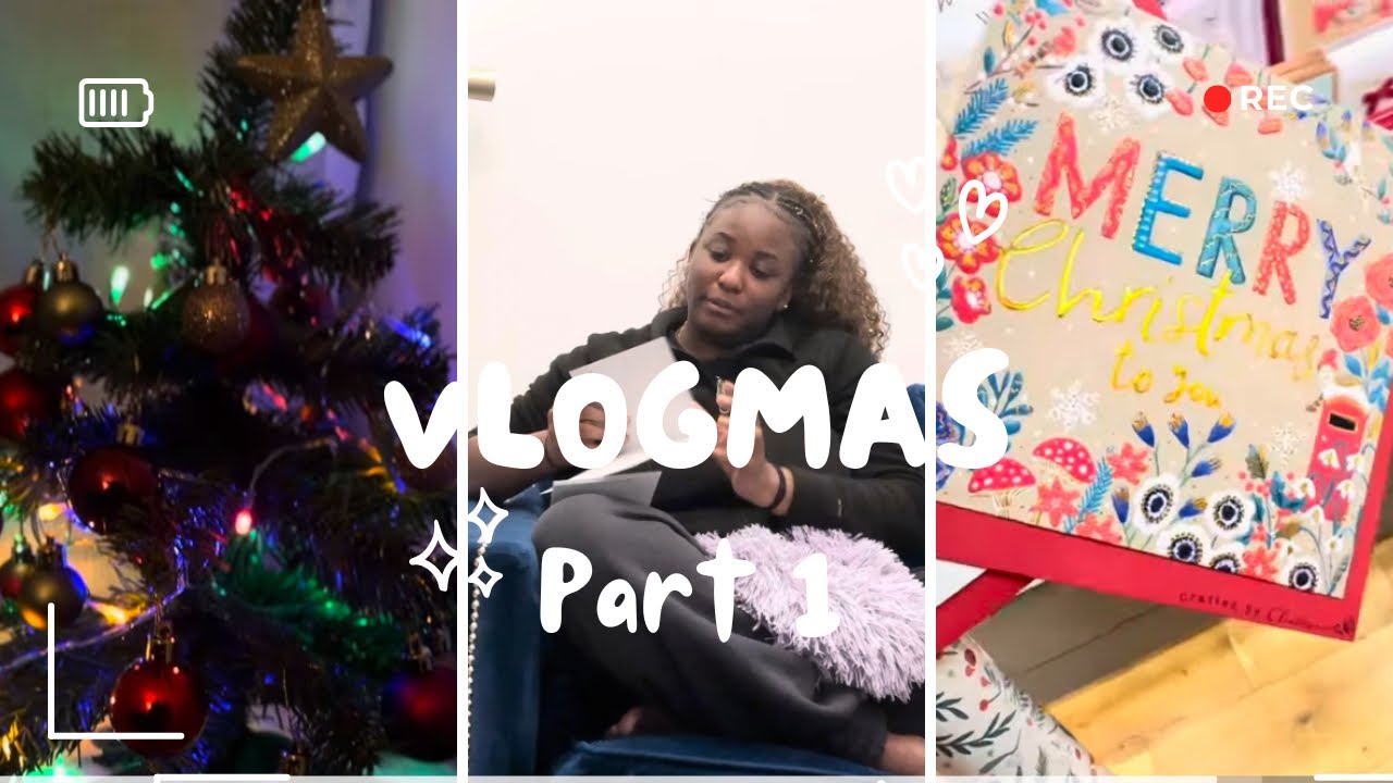 VLOGMAS part 1 | YOUR MOTIVATION TO GET INTO THE HOLIDAY SPIRIT||  work life balance | Life in UK