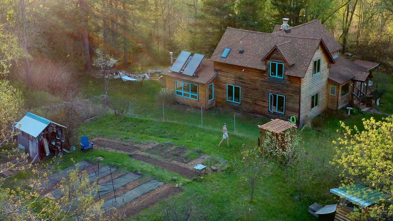 My 15 Acre Homestead Tour | Big Gardens, Quiet Trails; Life in the Woods