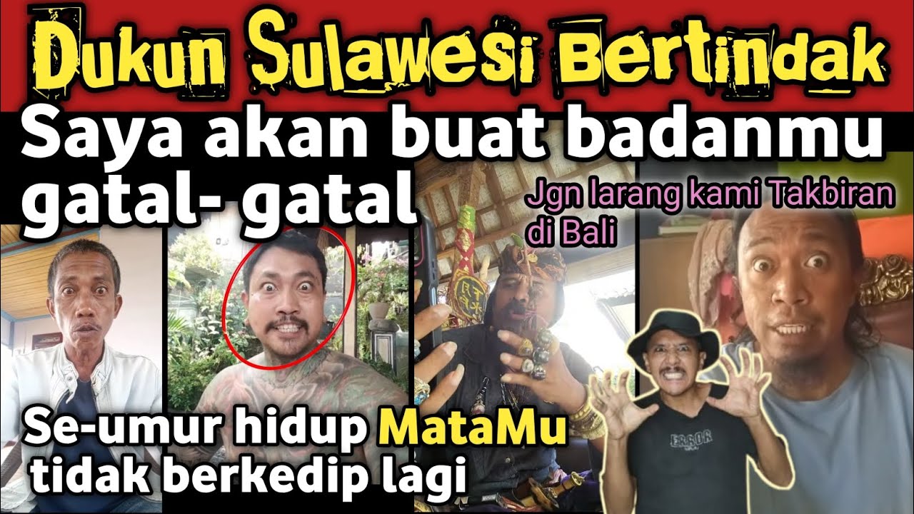 Orang Sulawesi geram Takbiran dibatasi! Siap bikin mata Pria Bali tidak berkedip lagi, badan gatal2