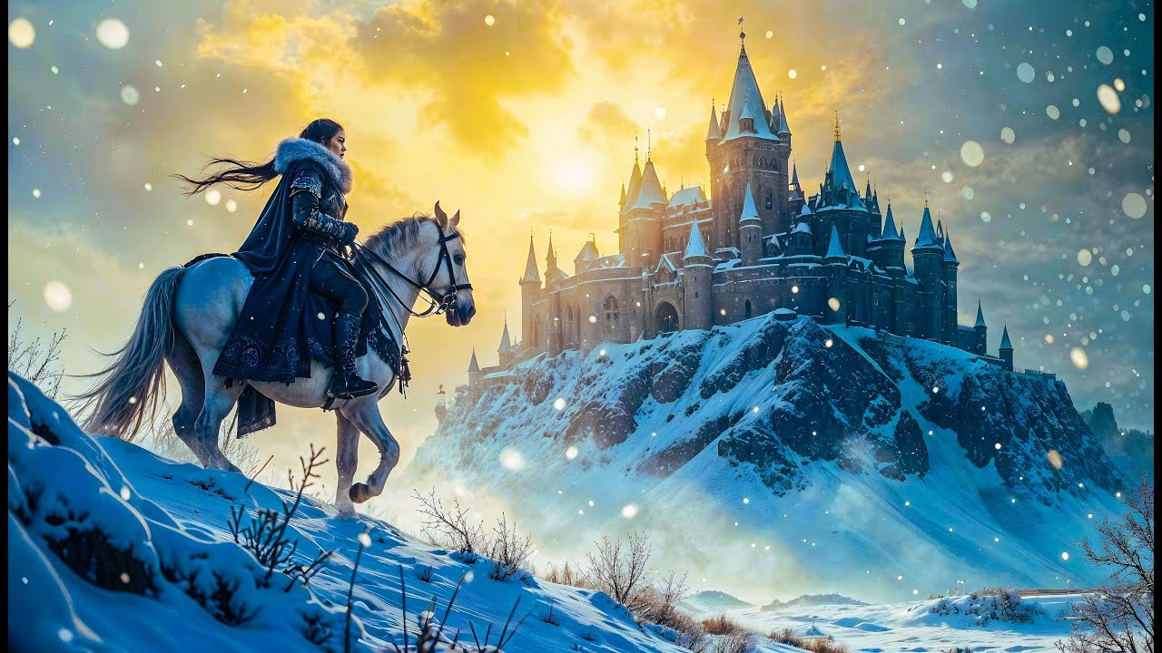 SNOW RIDER ❆ Medieval Celtic Fantasy Music | Winter Solstice Ambience