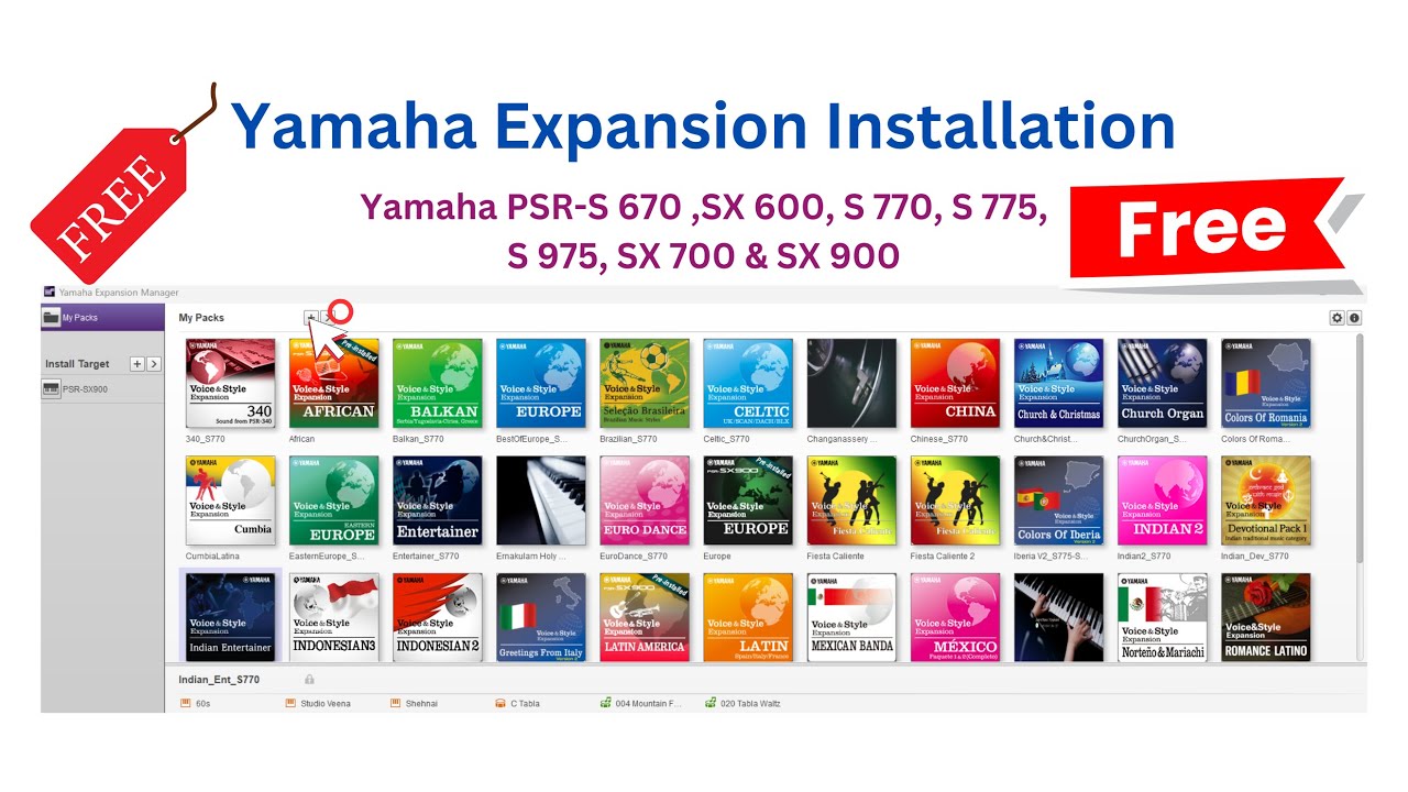 Yamaha Expansion Pack Installation | Malayalam