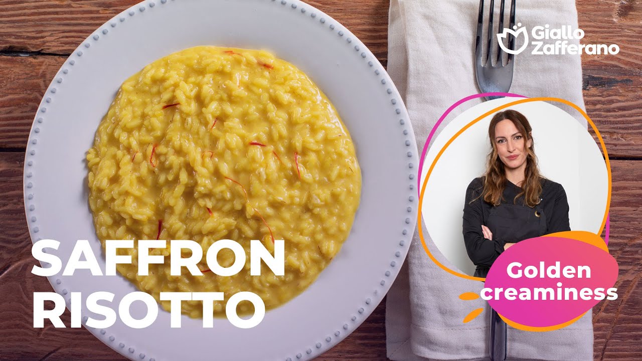 SAFFRON RISOTTO - GOLDEN and CREAMY✨😍💛