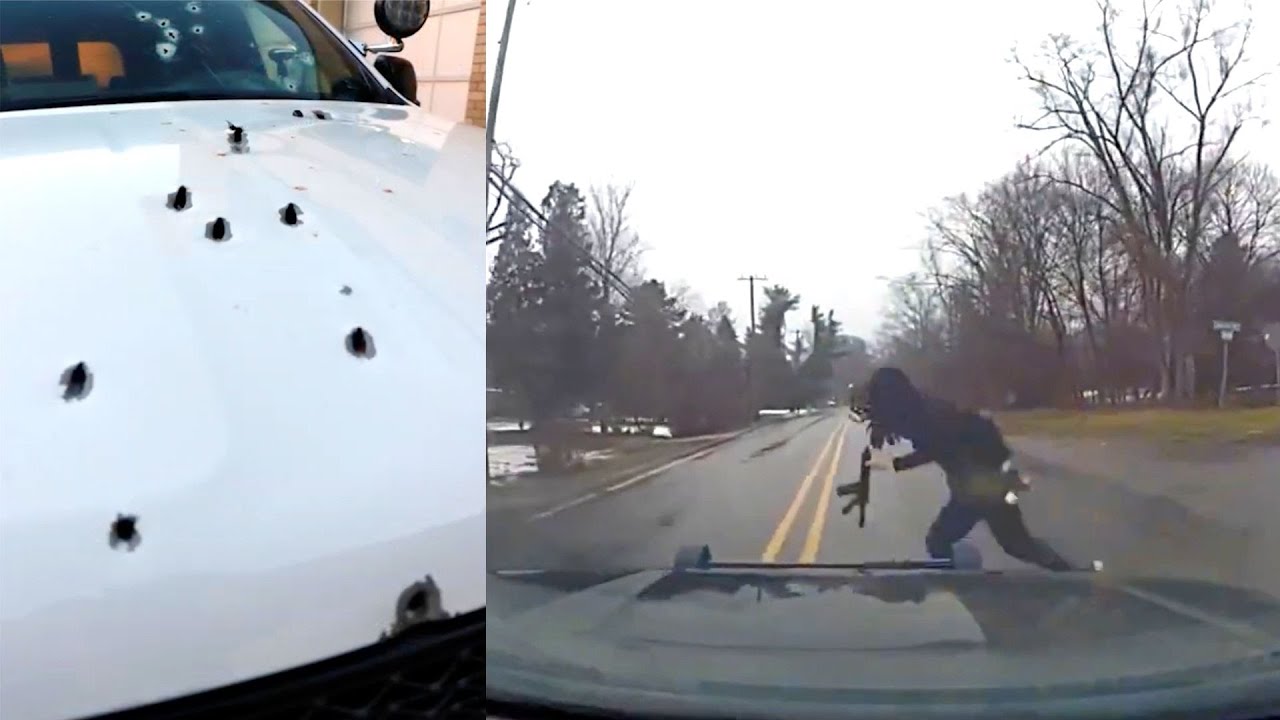 FATAL Police Chase. Armed Suspect and Spike Strips.