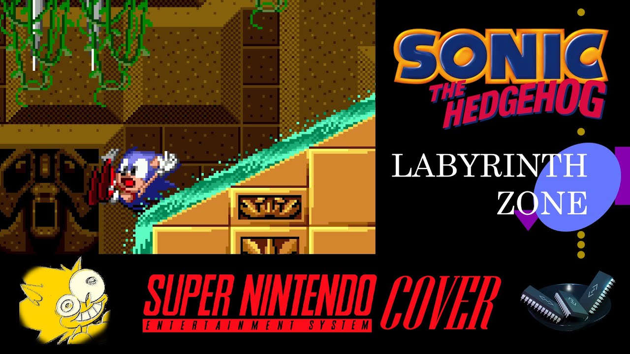 Labyrinth Zone - Sonic The Hedgehog (SNES / S-DSP Cover)