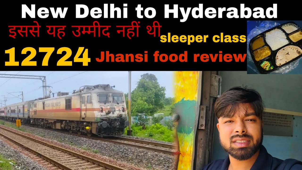 New Delhi to Hyderabad | Telangana Express | Full Travel & Food Review 🍴 | @imhyhumsafar  Vlog 2025