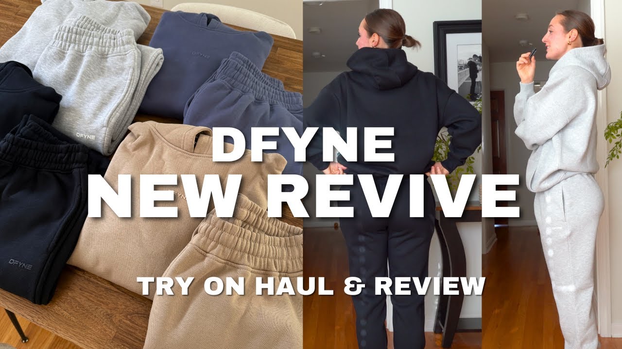 MATCHING DFYNE SWEAT SETS!! | Fall/Winter Staples | The Perfect Hoodie & Jogger