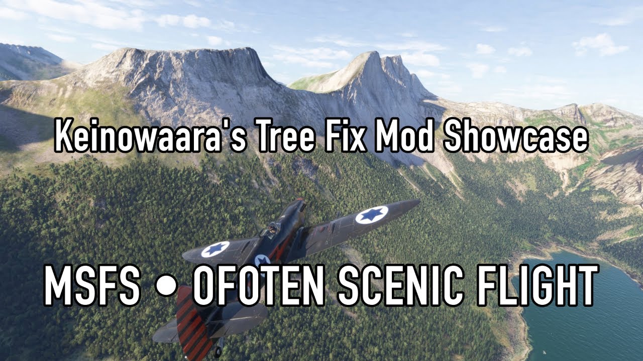 MSFS 2024 • Ofoten Scenic Tour | Highligting my high trees removal mod