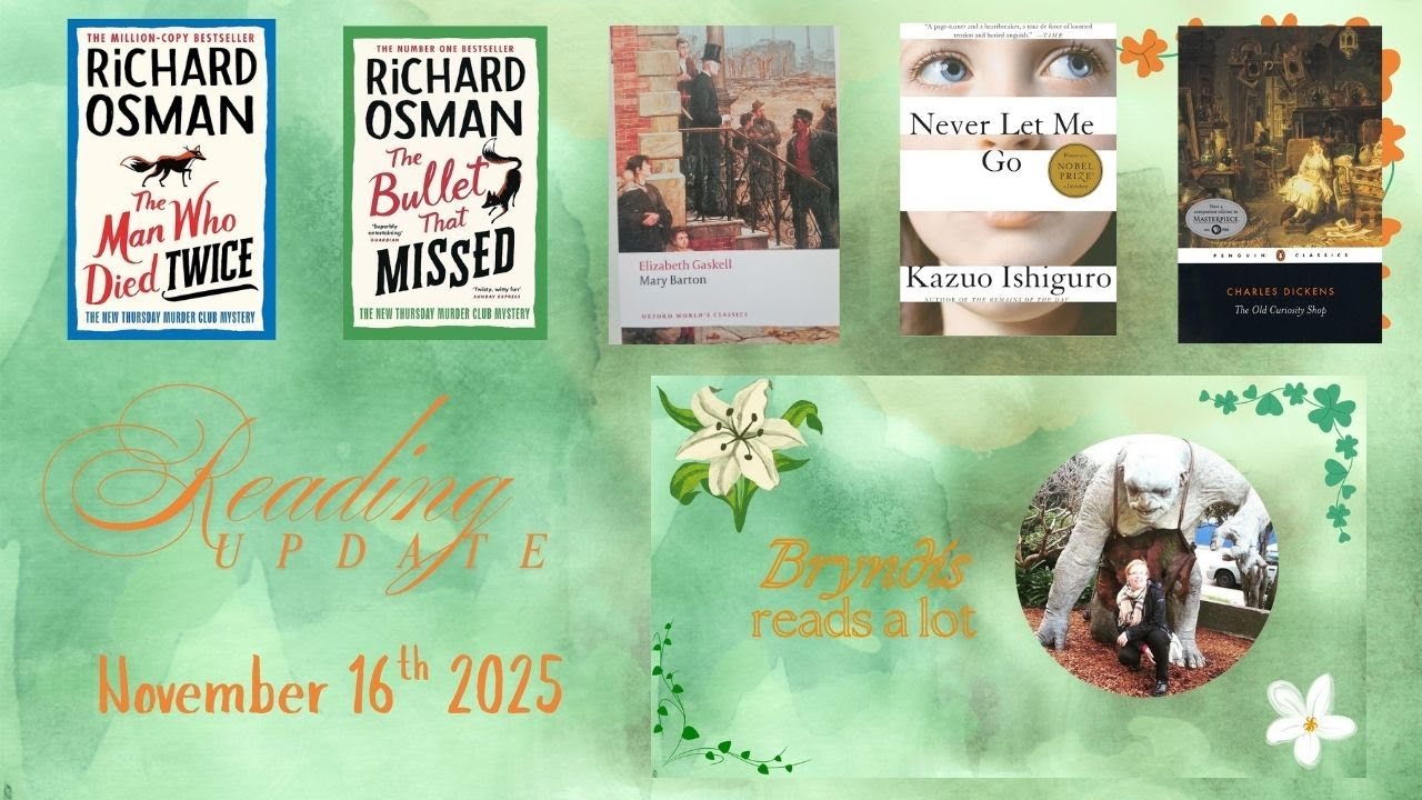 Reading update November16th 2025 + what I've been watching lately + 'new' channel name 😀 