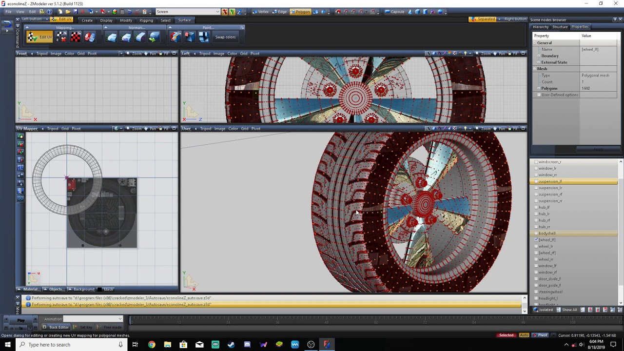 7: Gta5 Vehicle Making Tutorial: UV Mapping Tires Part 1
