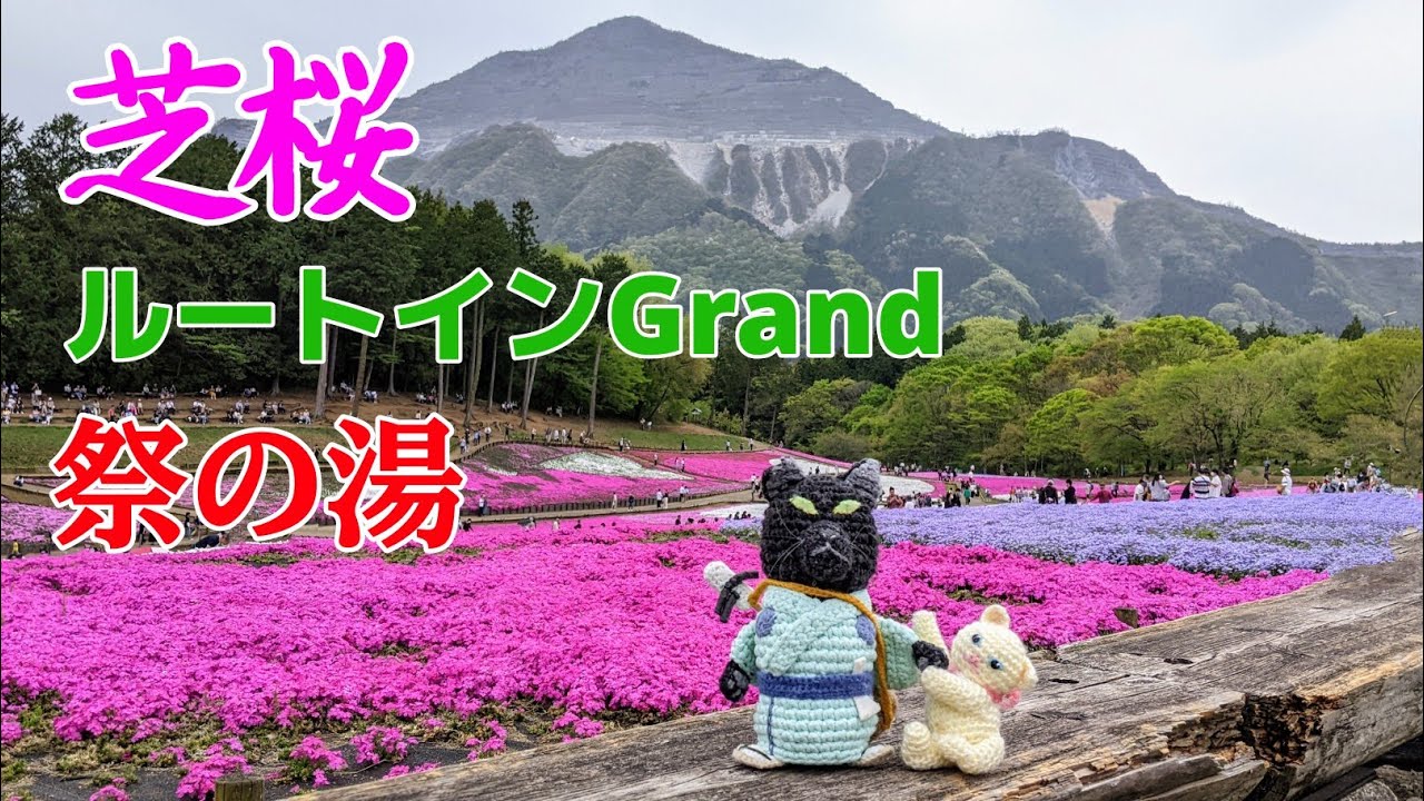 秩父一泊旅行  芝桜の丘 ／ ルートインGrand秩父 ／ 祭の湯
