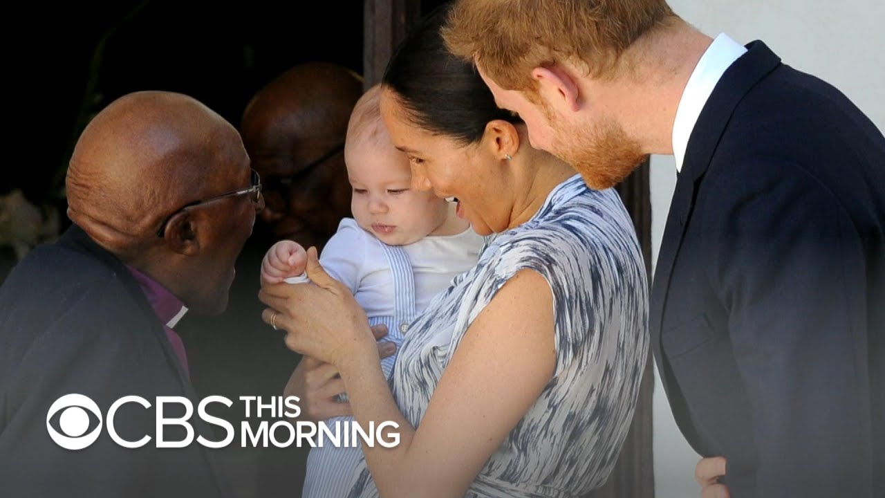 Prince Harry and Meghan bring baby Archie to Desmond Tutu meeting