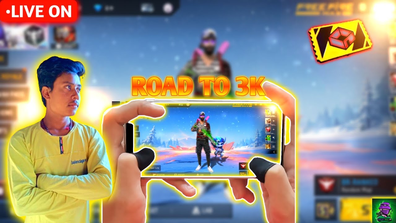 sanjay whit ff free fire live stream || sanjay whit ff