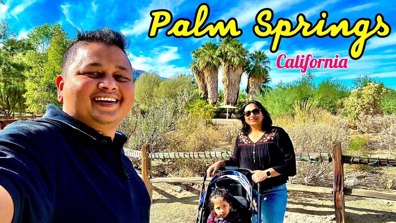 USA EP 09: RoadTrip 2024 | Los Angeles to Palm Springs, CA | The Living Desert Zoo | Roving Couple