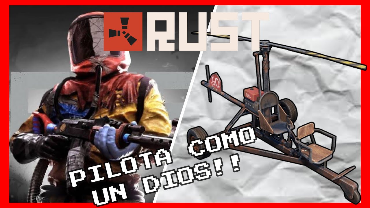 🔴COMO MANEJAR EL HELI🔴 RUST PARA TIESOS 