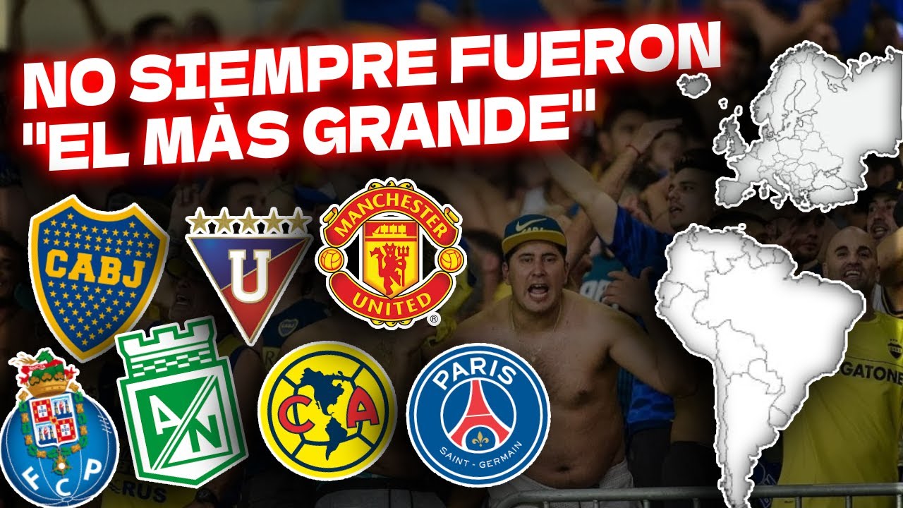 🏆CLUBES cuya GRANDEZA DEMORÒ en establecerse (En otros fue rápido) || América y Europa
