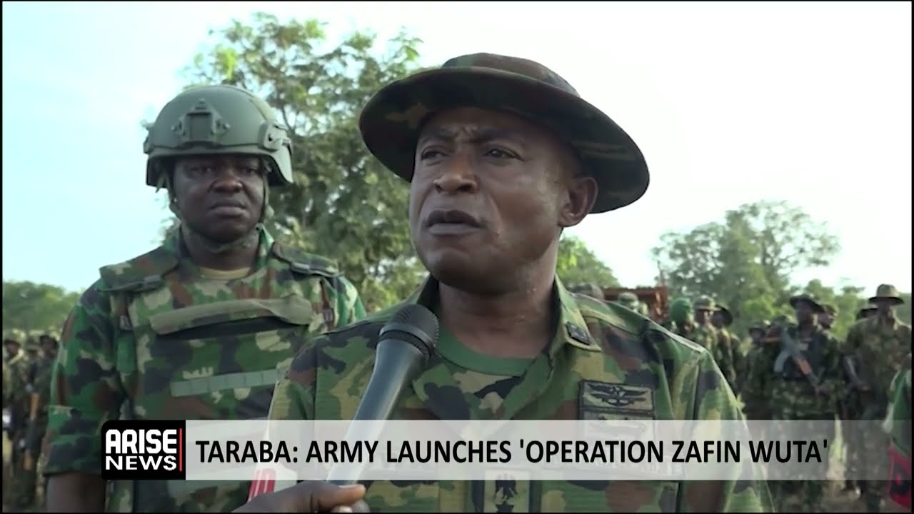 TARABA: ARMY LAUNCHES OPERATION ZAFIN WUTA